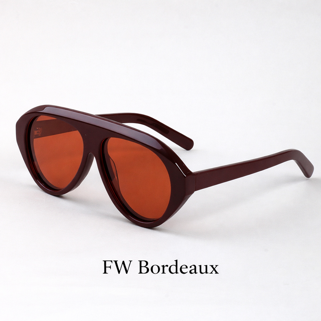 FW Bordeaux — Burgundy Sunglasses