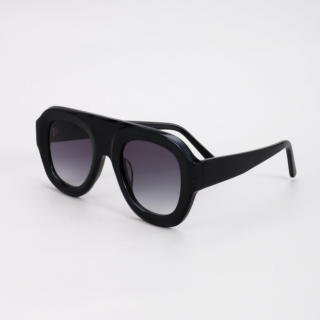 FW Noir — Black Oversized Sunglasses
